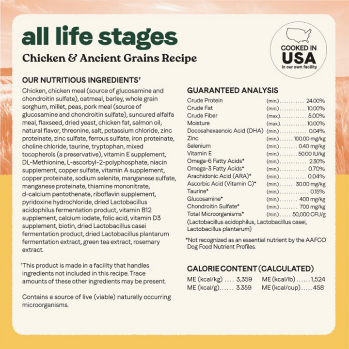 Canidae All Life Stages Dry Dog Food, Real Chicken & Ancient Grains Recipe