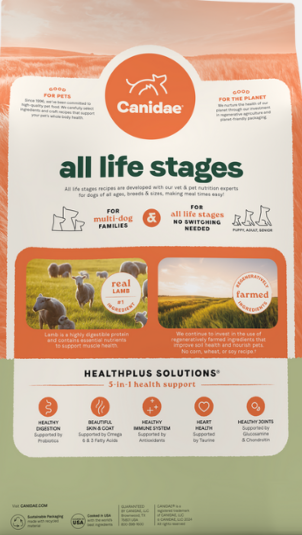 Canidae All Life Stages Dry Dog Food, Real Lamb & Ancient Grains Recipe