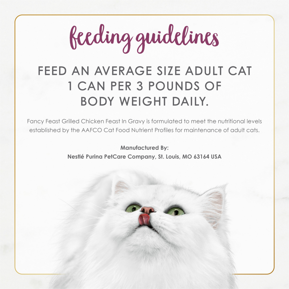 Fancy Feast Grilled Chicken and Gravy Wet Cat Food