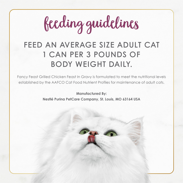 Fancy Feast Grilled Chicken and Gravy Wet Cat Food