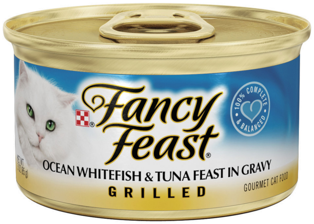 Fancy Feast Grilled Ocean Whitefish and Tuna Wet Cat Food
