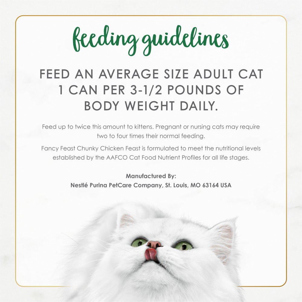 Fancy Feast Chunky Chicken Wet Cat Food