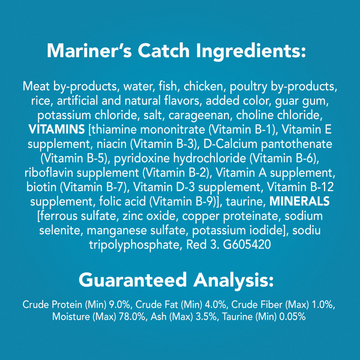 Friskies Pate Mariner's Catch Wet Cat Food