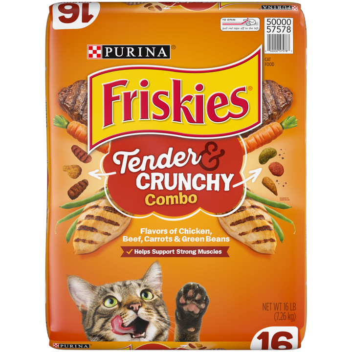 Friskies Tender and Crunch'd Dry Cat Food