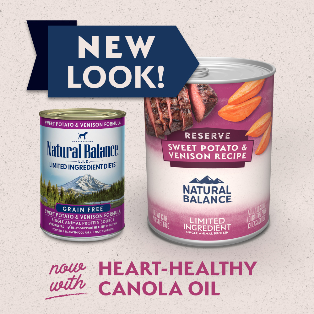 Natural Balance Limited Ingredient Reserve Wet Dog Food, Sweet Potato & Venison Recipe