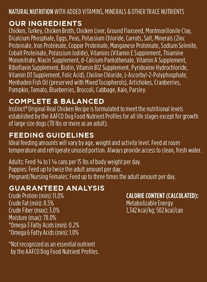 Instinct Grain Free Chicken Wet Dog Food