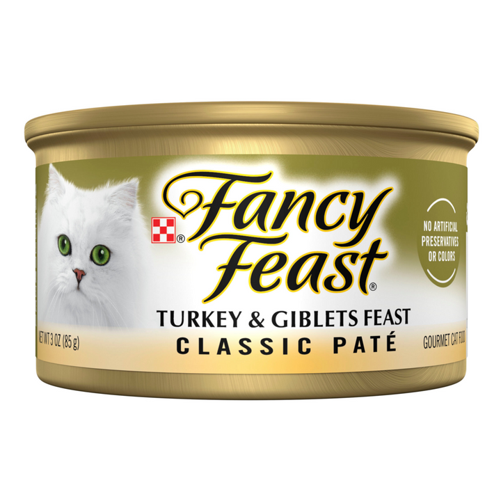 Fancy Feast Classic Pate Turkey and Giblets Wet Cat Food