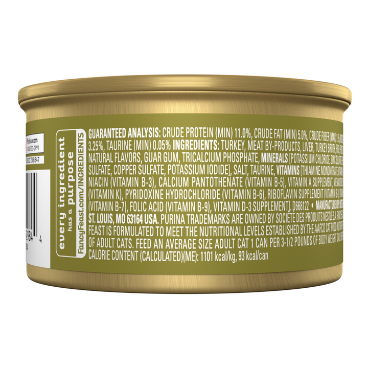 Fancy Feast Classic Pate Turkey and Giblets Wet Cat Food