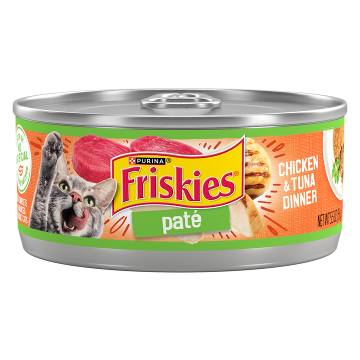 Friskies Pate Chicken and Tuna Dinner Wet Cat Food