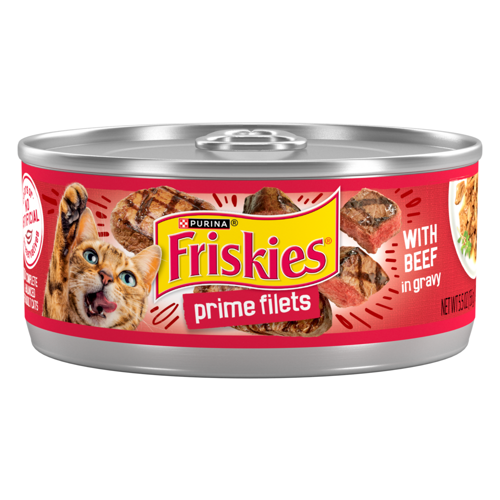 Friskies Prime Filets Beef in Gravy Wet Cat Food