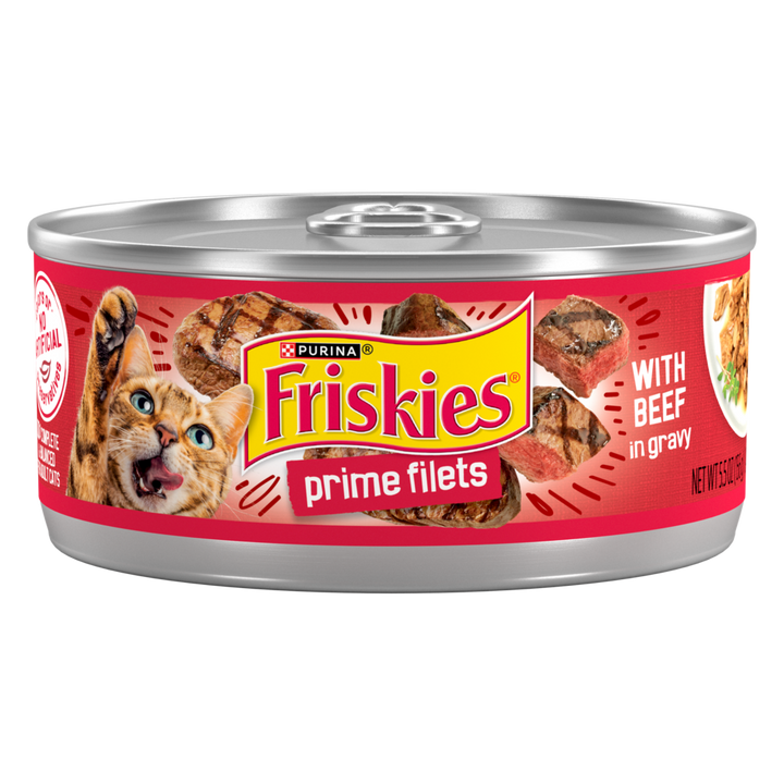 Friskies Prime Filets Beef in Gravy Wet Cat Food