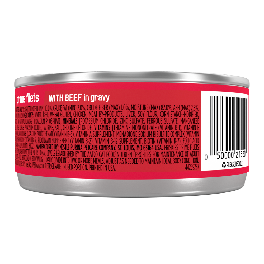 Friskies Prime Filets Beef in Gravy Wet Cat Food