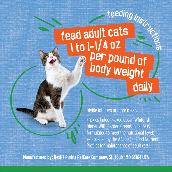 Friskies Selects Indoor Flaked Ocean Whitefish Canned Cat Food