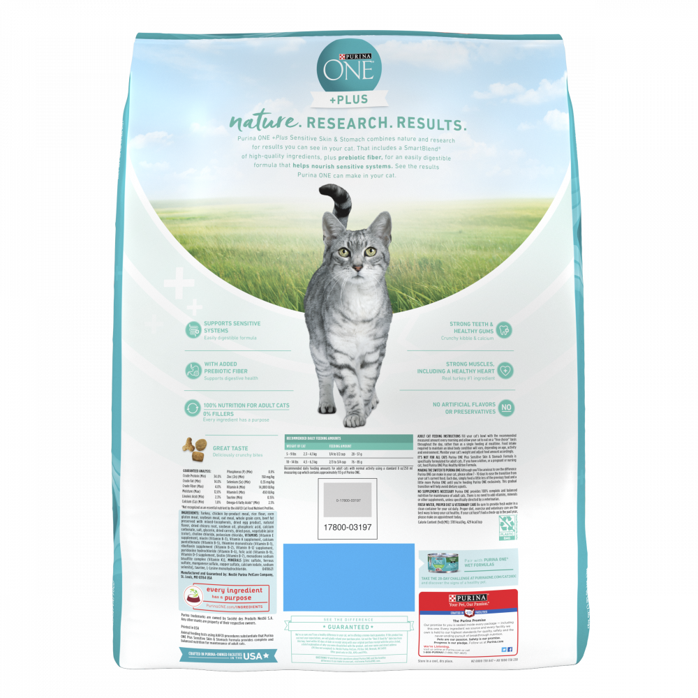 One Sensitive Skin and Stomach Dry Cat Food