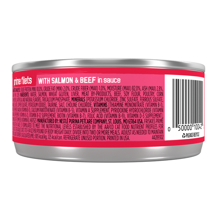 Friskies Prime Filets Salmon & Beef in Sauce Wet Cat Food