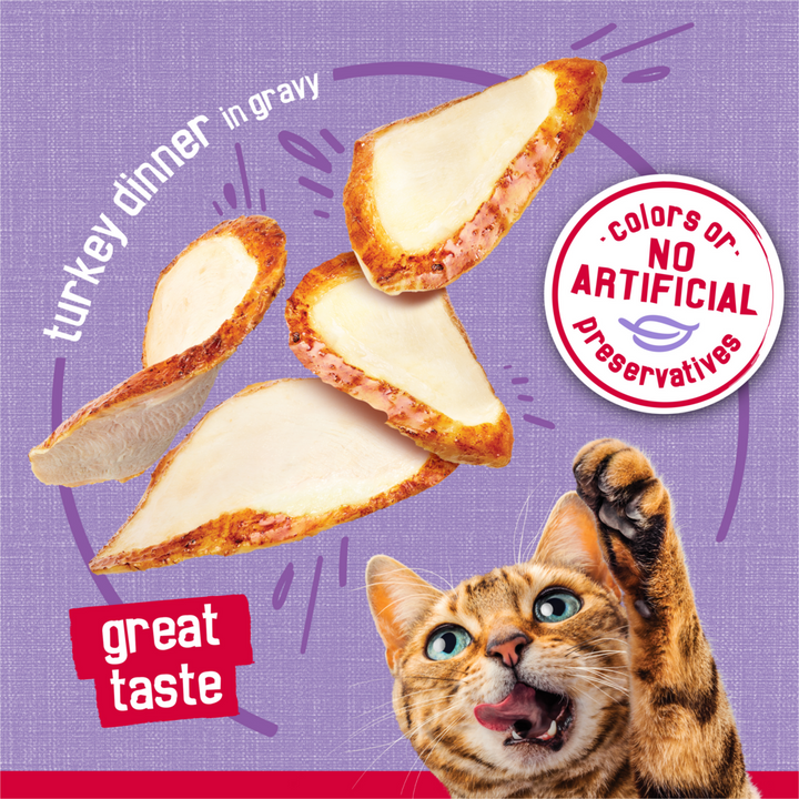 Friskies Prime Filets Turkey Dinner in Gravy Wet Cat Food
