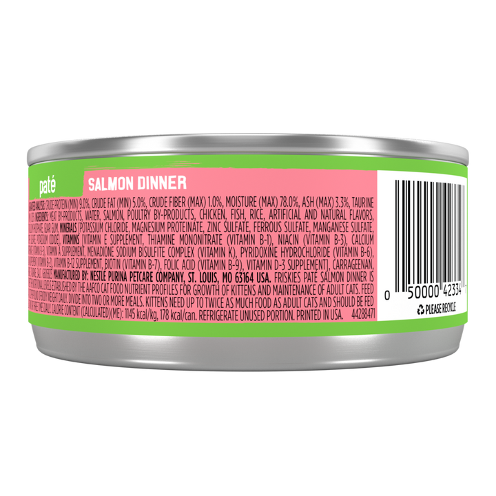 Friskies Pate Salmon Dinner Wet Cat Food