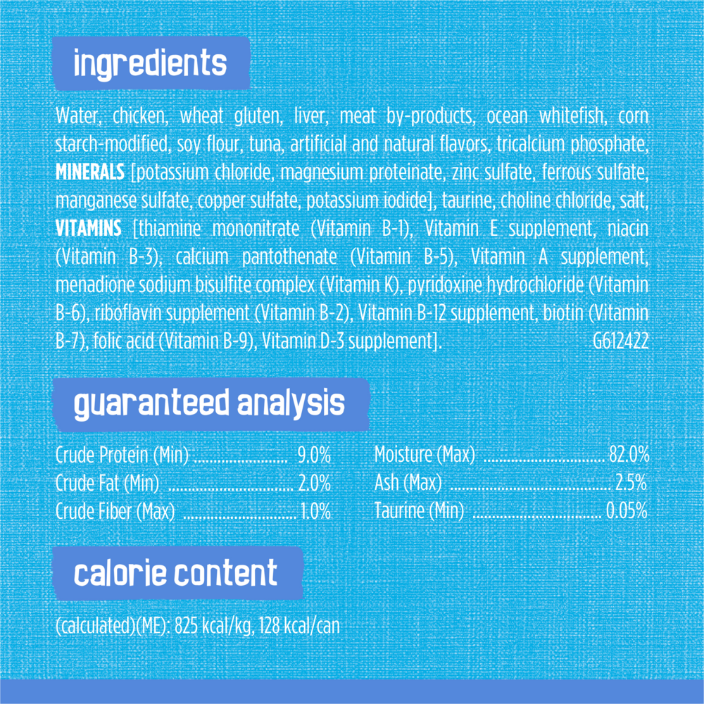 Friskies Savory Shreds Ocean Whitefish and Tuna Wet Cat Food