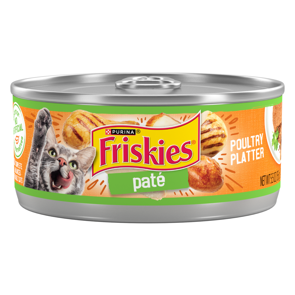 Friskies Pate Poultry Platter Wet Cat Food