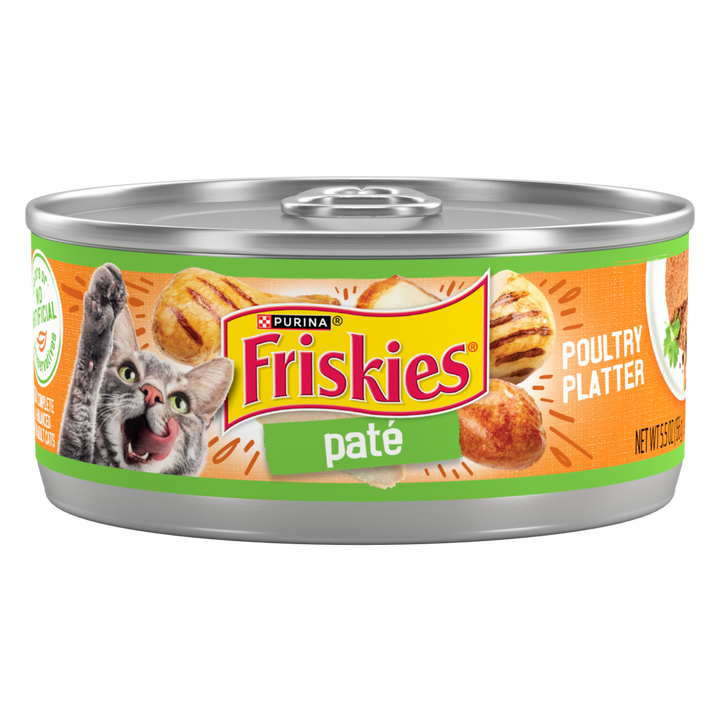 Friskies Pate Poultry Platter Wet Cat Food