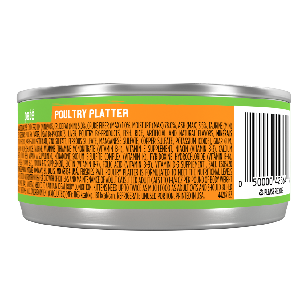Friskies Pate Poultry Platter Wet Cat Food