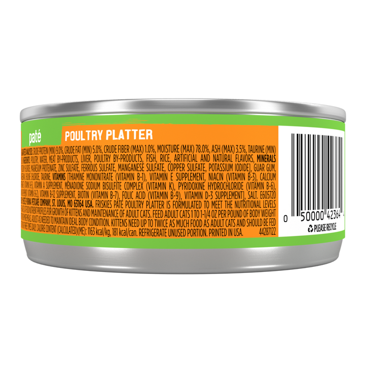 Friskies Pate Poultry Platter Wet Cat Food