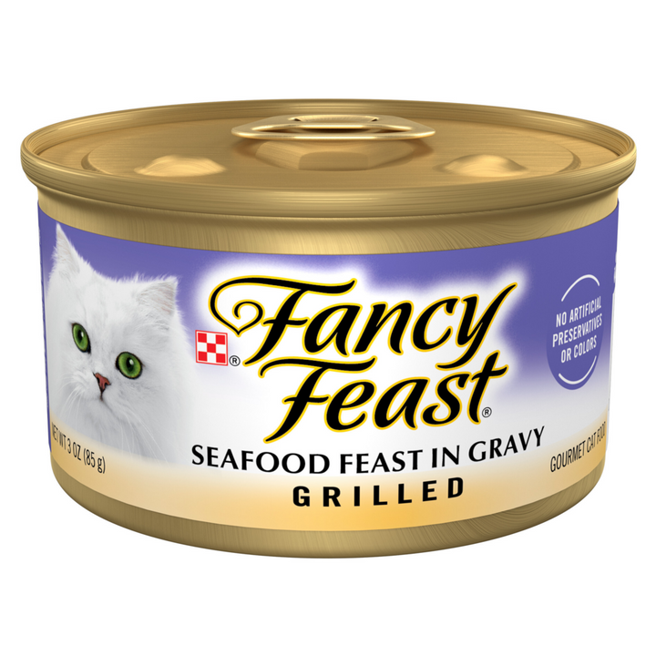 Fancy Feast Grilled Seafood Feast in Gravy Wet Cat Food
