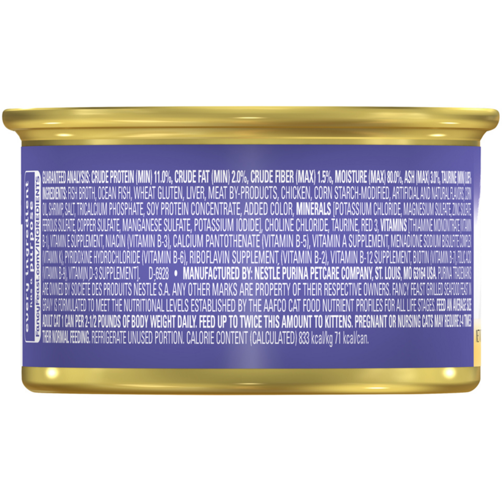 Fancy Feast Grilled Seafood Feast in Gravy Wet Cat Food