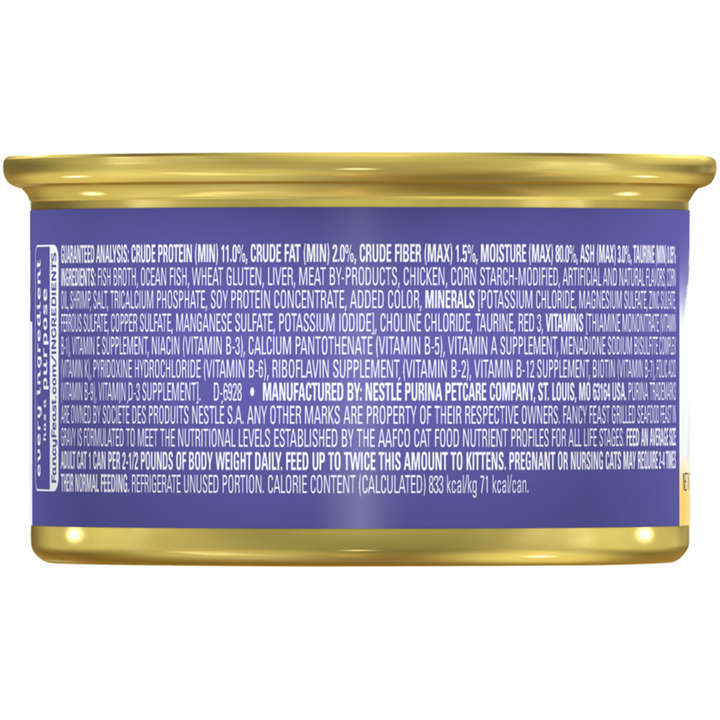 Fancy Feast Grilled Seafood Feast in Gravy Wet Cat Food