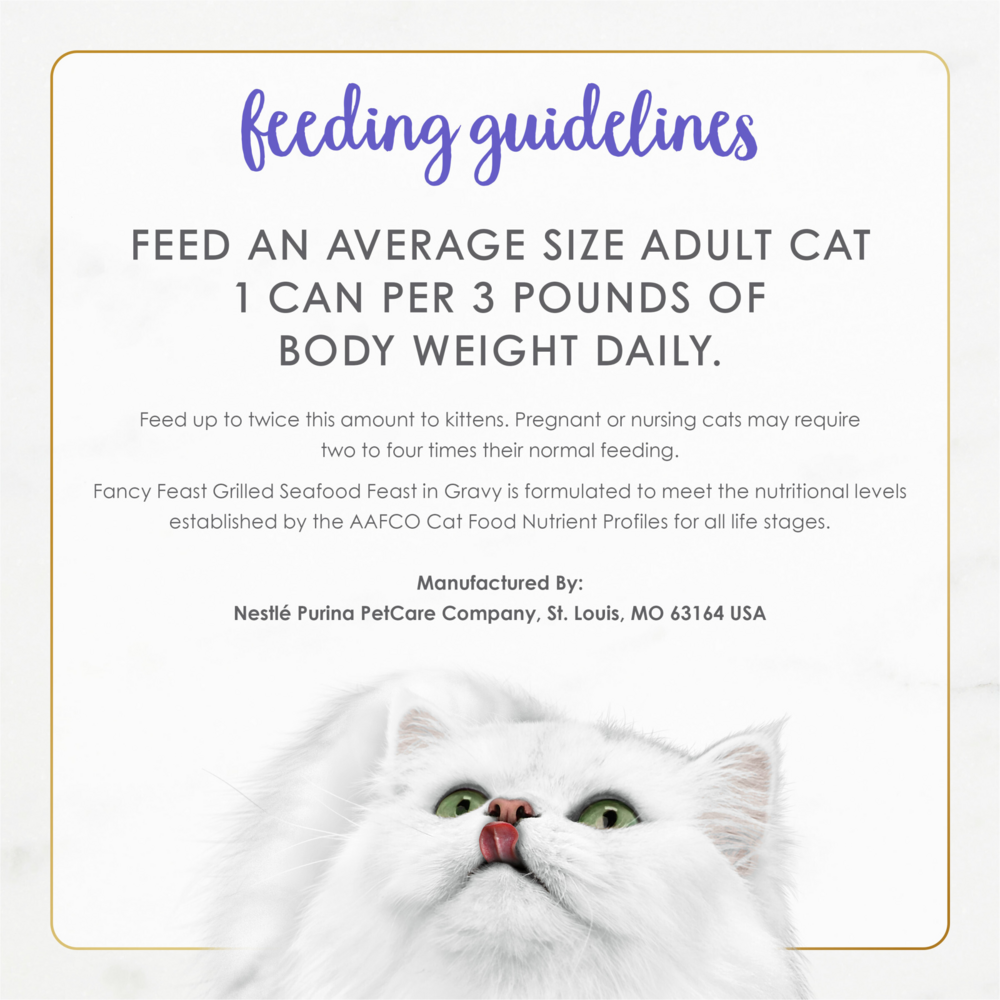 Fancy Feast Grilled Seafood Feast in Gravy Wet Cat Food