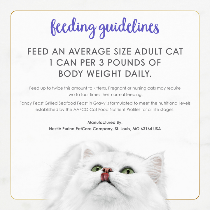 Fancy Feast Grilled Seafood Feast in Gravy Wet Cat Food
