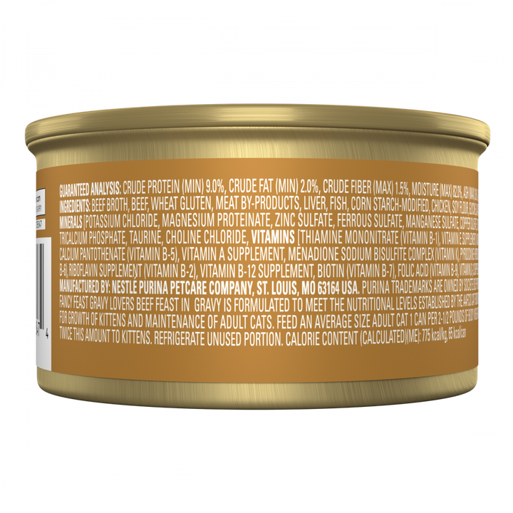 Fancy Feast Gravy Lover Beef Wet Cat Food