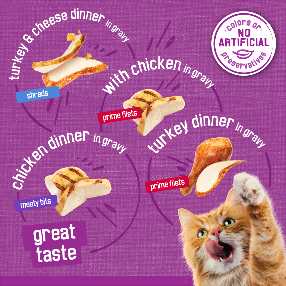 Friskies Poultry with Gravy Variety Pack Wet Cat Food