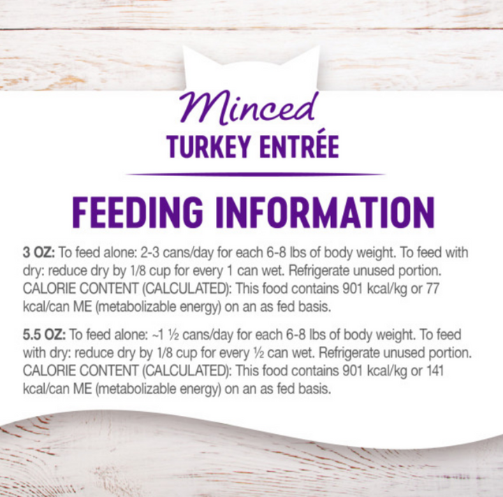 Wellness Complete Health Minced Turkey Entree Wet Cat Food