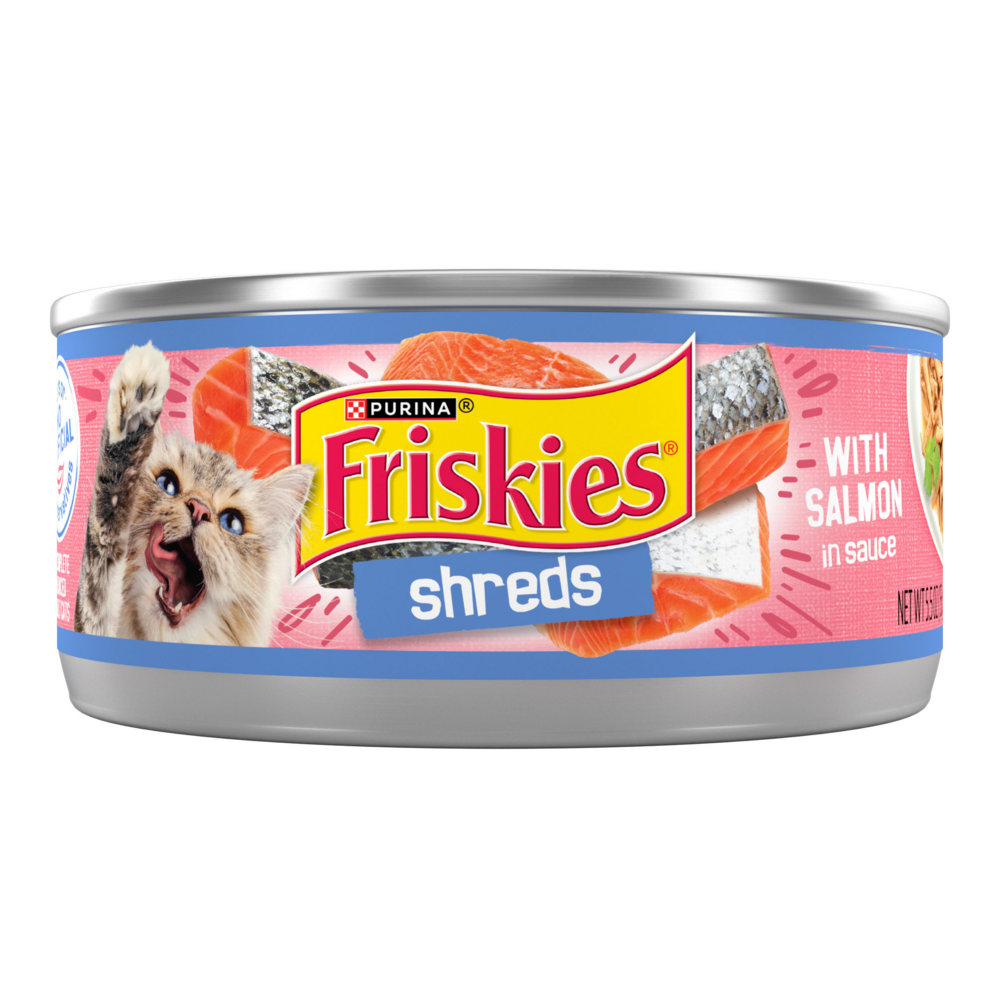 Friskies Savory Shreds Salmon in Sauce Wet Cat Food