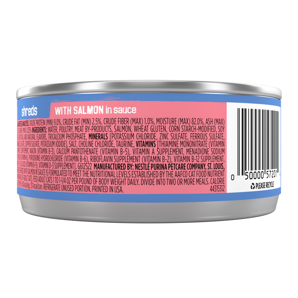 Friskies Savory Shreds Salmon in Sauce Wet Cat Food