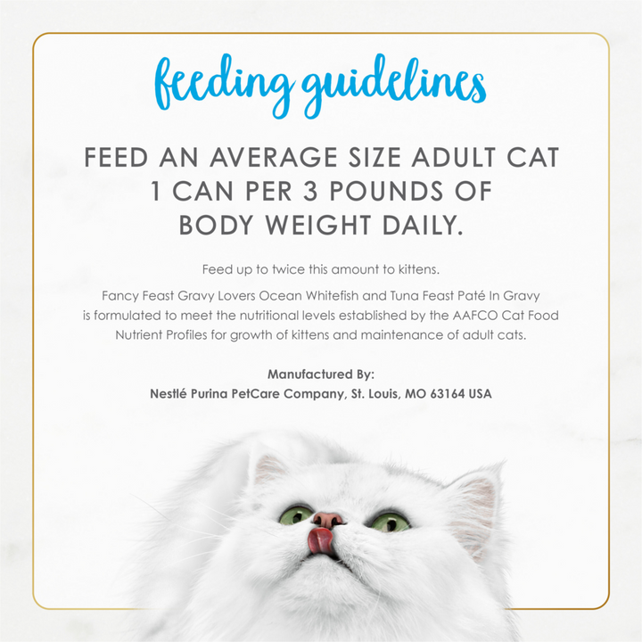 Fancy Feast Gravy Lover Whitefish Wet Cat Food