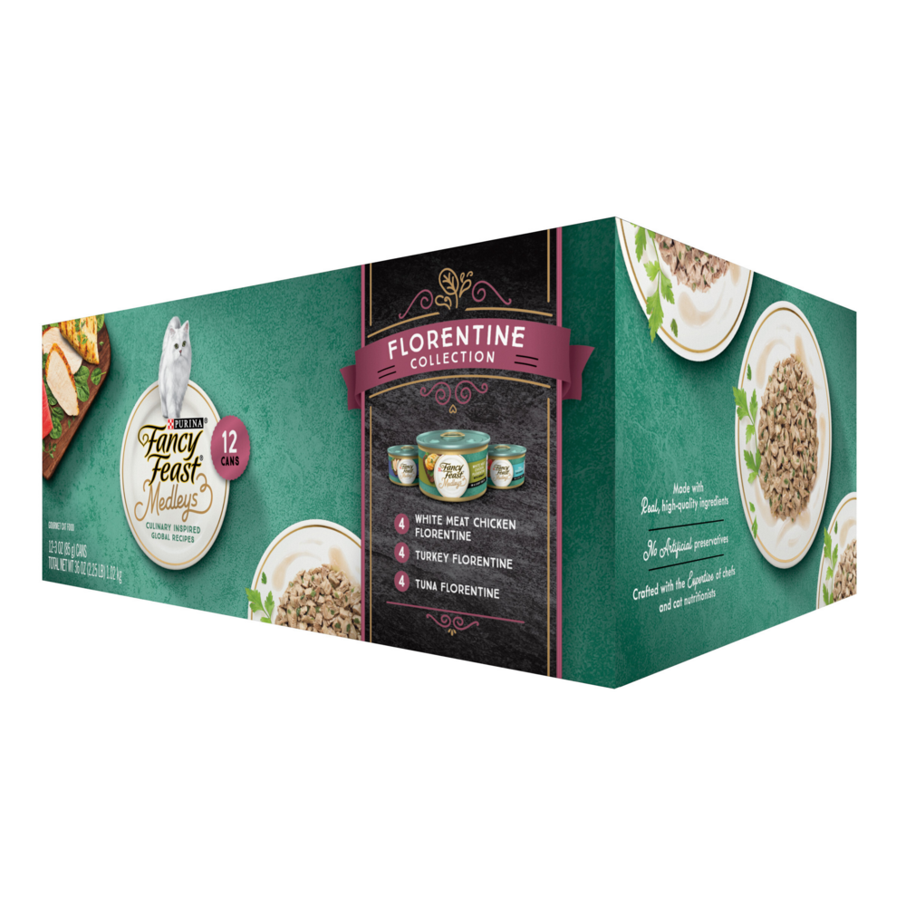 Fancy Feast Elegant Medleys Florentine Variety Pack Wet Cat Food