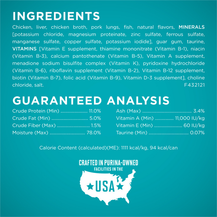 One Grain Free Chicken Pate Wet Cat Food