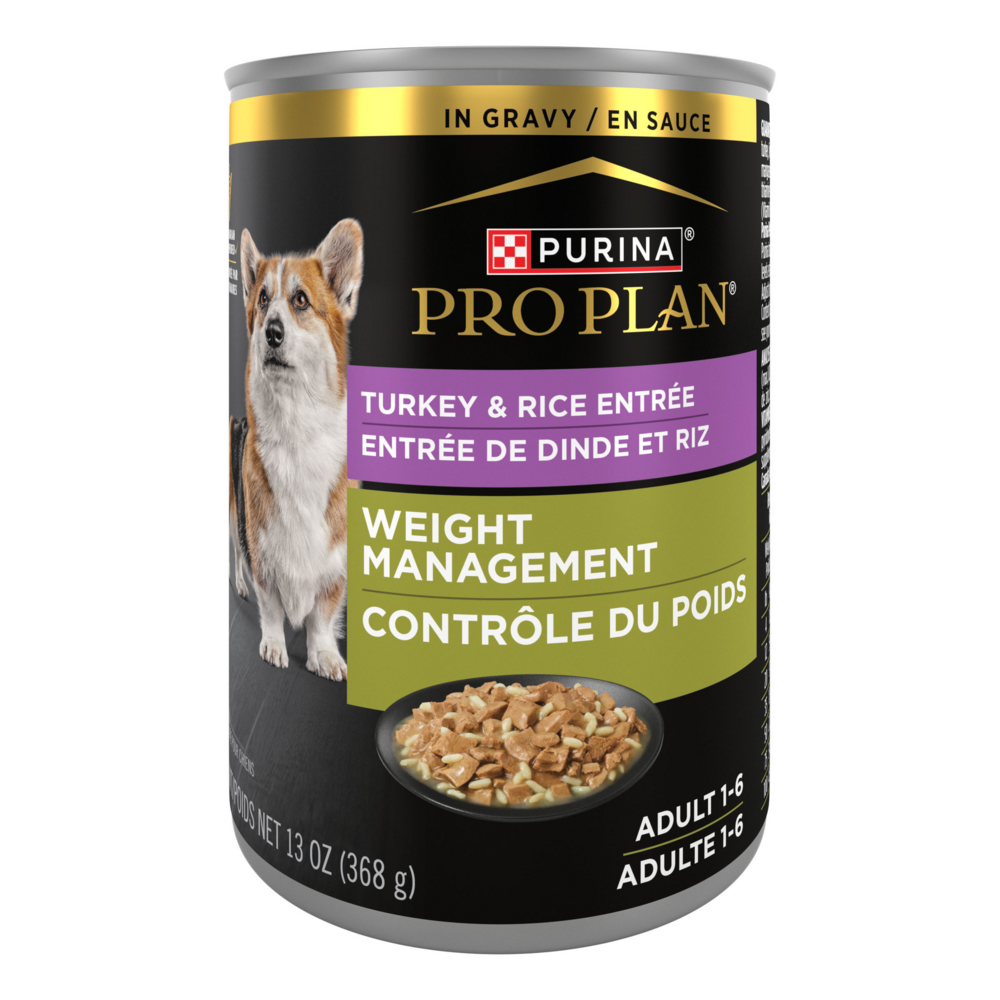 Purina Pro Plan Adult Weight Management Turkey & Rice Entree Canned Dog Food