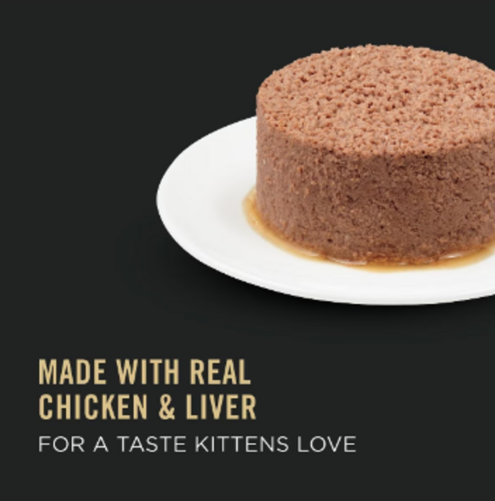 Purina Pro Plan Kitten Classic Chicken and Liver Entree Canned Cat Food