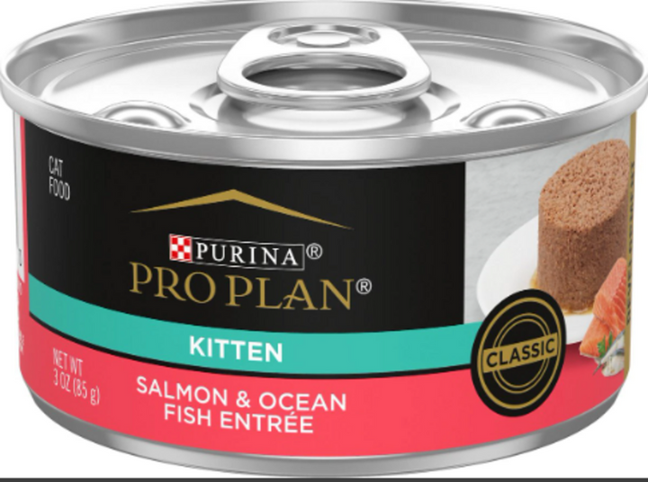 Purina Pro Plan Kitten Classic Salmon & Ocean Fish Entree Canned Cat Food