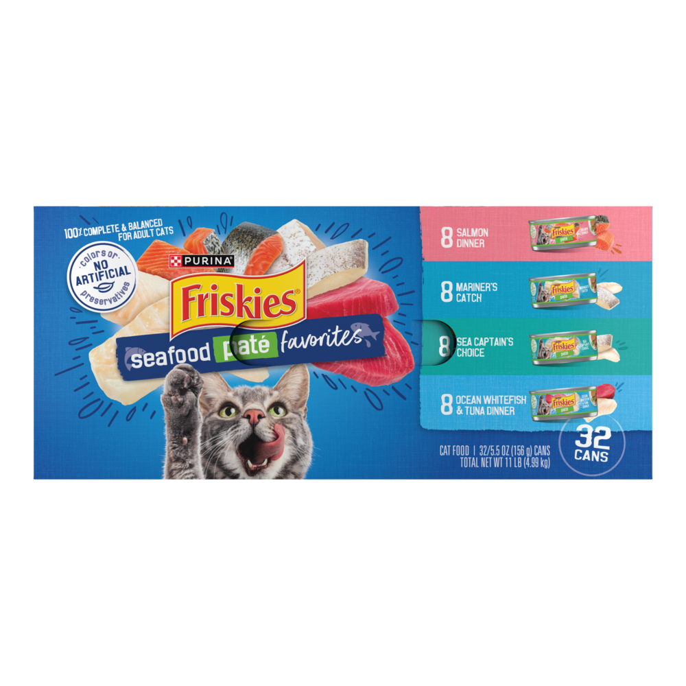 Friskies Seafood Favorites Variety Pack Wet Cat Food