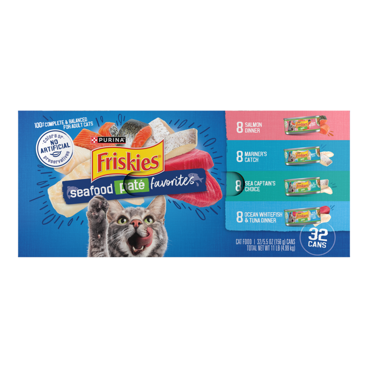 Friskies Seafood Favorites Variety Pack Wet Cat Food