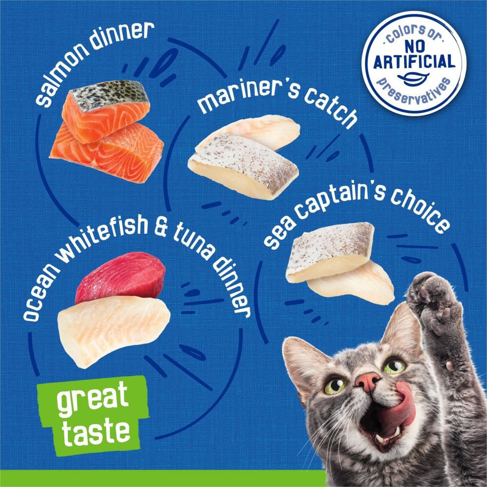 Friskies Seafood Favorites Variety Pack Wet Cat Food
