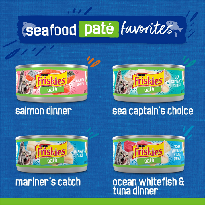 Friskies Seafood Favorites Variety Pack Wet Cat Food