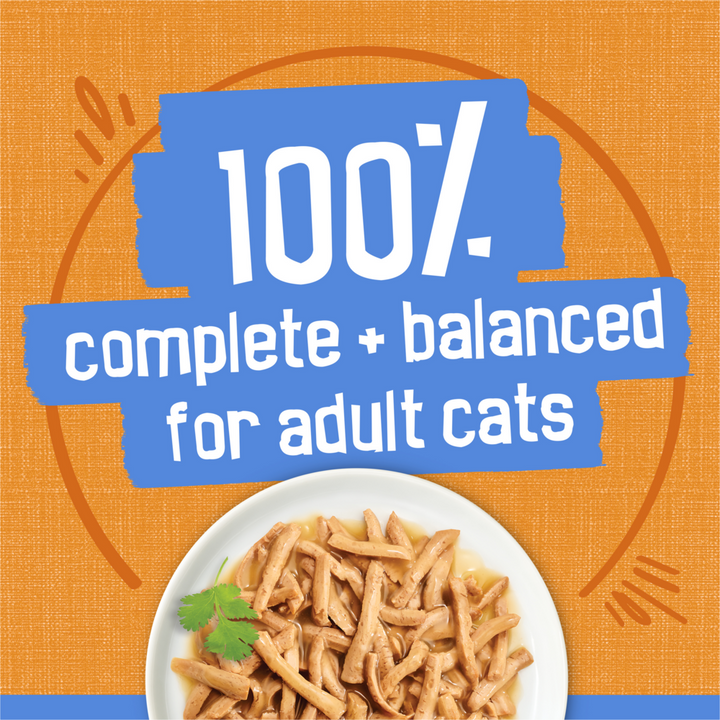 Friskies Savory Shreds with Chicken in Gravy Canned Cat Food