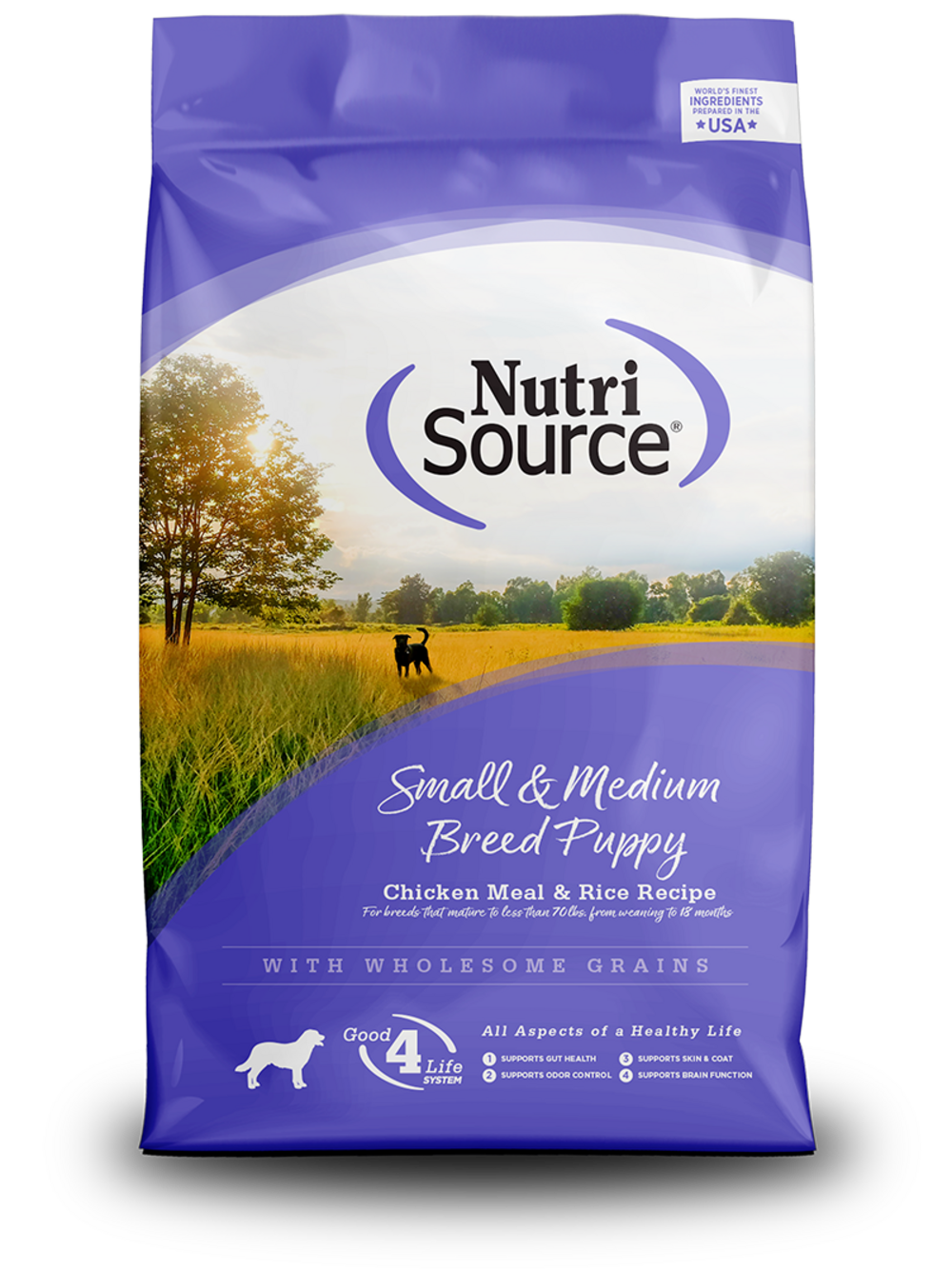 NutriSource Small & Medium Breed Puppy Chicken & Rice Dry Dog Food