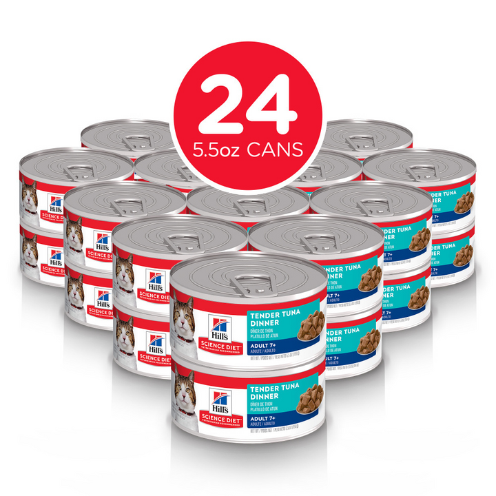 Hill's Science Diet Adult 7+ Tender Tuna Dinner Canned Cat Food