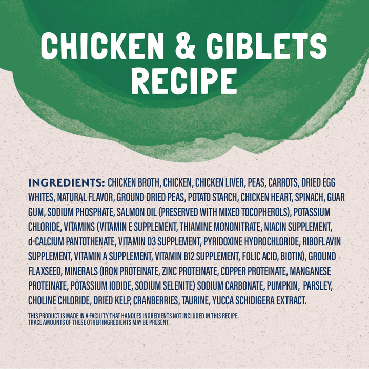 Natural Balance Original Ultra Platefulls Wet Cat Food, Chicken & Giblets Morsels in Gravy Recipe